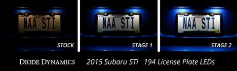 2015-2019 Subaru WRX Interior Light Kit Stage 2 Red Diode Dynamics