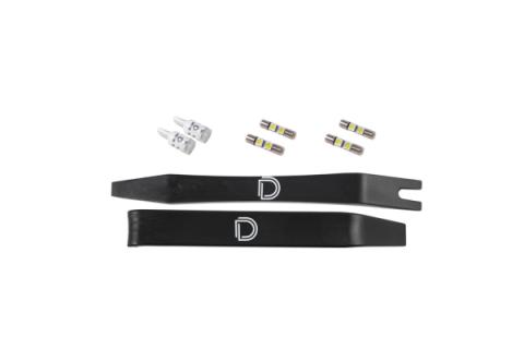 Interior LED Kit for 2019-Present Ford Ranger, Cool White Stage 1 Diode Dynamics