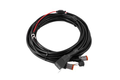 Heavy Duty Dual Output 3-way 4-pin Wiring Harness