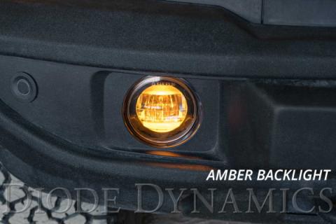 Elite Series Type A Fog Lamps, White Pair Diode Dynamics