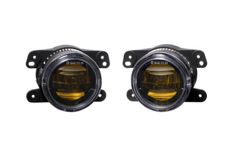 Elite Series Fog Lamps for 2006-2009 Chrysler PT Cruiser Pair Yellow 3000K Diode Dynamics