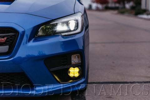 SS3 LED Fog Light Kit for 2015-2021 Subaru WRX White SAE Fog Sport w/ Backlight Diode Dynamics