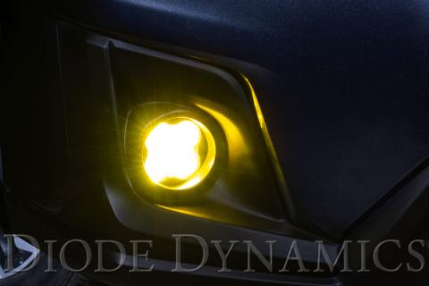 SS3 LED Fog Light Kit for 2016-2021 Subaru Crosstrek Yellow SAE Fog Pro w/ Backlight Diode Dynamics