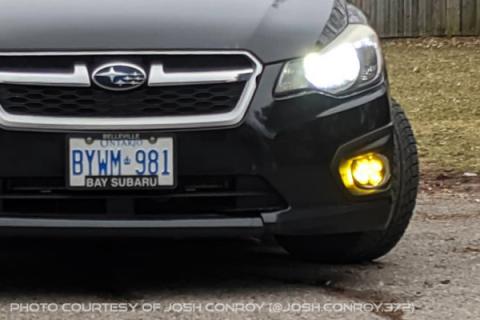 SS3 LED Fog Light Kit for 2012-2014 Subaru Impreza Yellow SAE Fog Max w/ Backlight Diode Dynamics