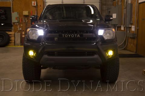 SS3 LED Fog Light Kit for 2012-2015 Toyota Tacoma White SAE Fog Sport w/ Backlight Diode Dynamics