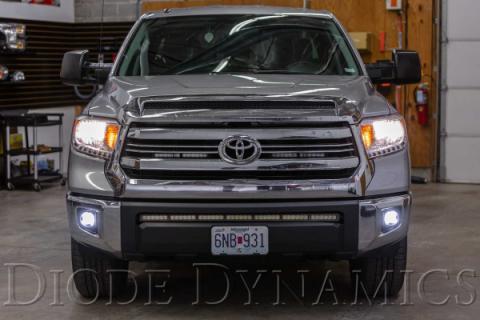 SS3 LED Fog Light Kit for 2014-2021 Toyota Tundra White SAE Fog Pro w/ Backlight Diode Dynamics