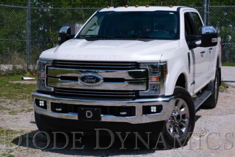SS3 LED Fog Light Kit for 2017-2021 Ford Super Duty Yellow SAE Fog Max w/ Backlight Diode Dynamics