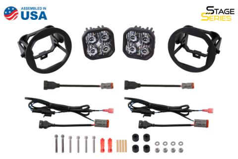 SS3 LED Fog Light Kit for 2004-2005 Toyota Solara Yellow SAE Fog Sport w/ Backlight Diode Dynamics