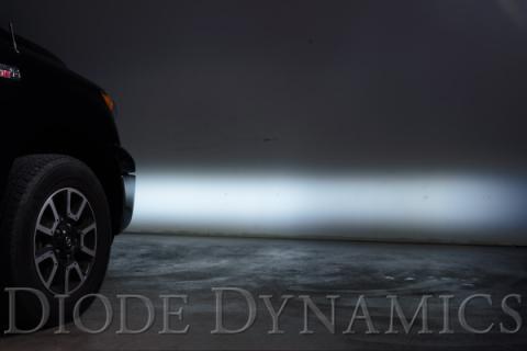 SS3 LED Fog Light Kit for 2007-2013 Toyota Tundra Yellow SAE Fog Sport w/ Backlight Diode Dynamics