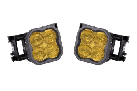 SS3 LED Fog Light Kit for 2008-2009 Subaru Legacy Yellow SAE Fog Pro w/ Backlight Diode Dynamics