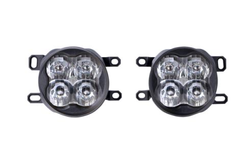 SS3 LED Fog Light Kit for 2012-2014 Lexus IS250C A/T Convertible, Yellow SAE Fog Max with Backlight