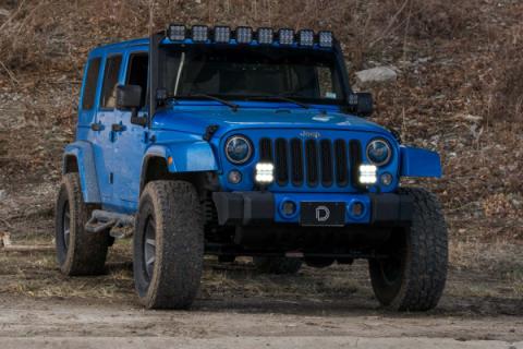 Stage Series Bumper Bracket Kit for 2007-2018 Jeep JK Wrangler Diode Dynamics