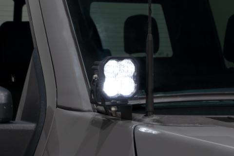 Stage Series Backlit Ditch Light Kit for 2021-2022 Ford F-150, SS3 Pro Yellow Combo Diode Dynamics