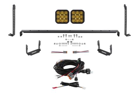 SS5 Stealth Grille LED 2-Pod Kit for 2014-2023 Toyota 4Runner, Sport Yellow Driving Diode Dynamics