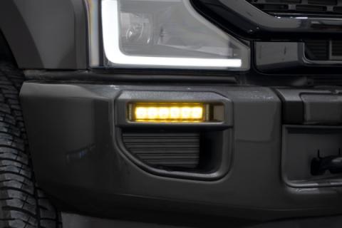 SS6 LED Fog Light Kit for 2020-2022 Ford Super Duty, Amber Wide Diode Dynamics