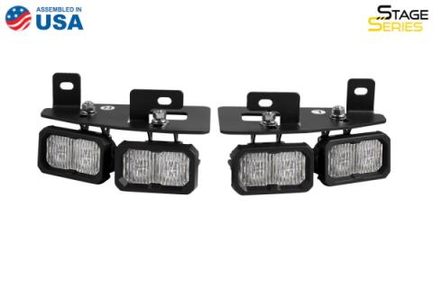 SSC2 LED Fog Pocket Kit for 2019-Present Ram, Yellow Sport Diode Dynamics