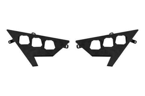 20-Present Polaris RZR C1 Headlight Mounting Bracket Kit (Pair) Diode Dynamics