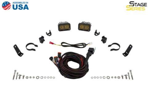 Stage Series 2 Inch Roll Bar Chase Light Kit, SSC2 Sport Yellow (Pair) Diode Dynamics