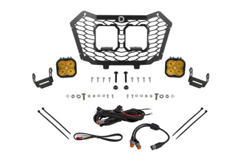 Stage Series LED Grille Kit for 2022-2024 Honda Talon, Pro Yellow Fog