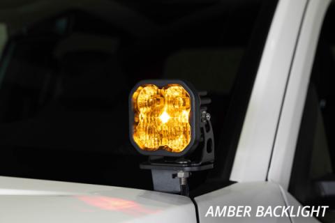SS3 LED Ditch Light Kit for 2024-Present Toyota Tacoma, Sport White Combo Diode Dynamics