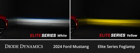 Elite Series Add-On Fog Lamp Kit for 2024 Ford Mustang EcoBoost White Diode Dynamics