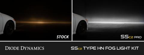 SSC2 LED Fog Light Kit for 2008-2010 Honda Odyssey, Cool White (6000K) Pro White SAE Fog Diode Dynamics