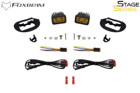 SSC2 LED Fog Light Kit for 2008-2010 Honda Odyssey, Cool White (6000K) Pro White SAE Fog Diode Dynamics