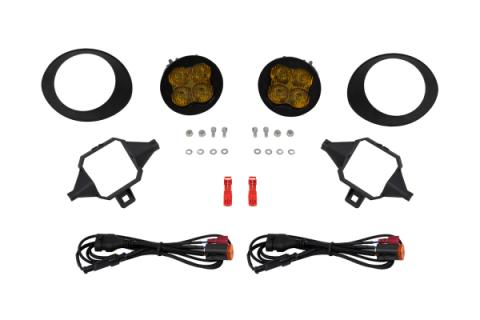 SS3 SAE/DOT Type TS Fog Light Kit Yellow (3000K) Sport (14.5 watts) Yellow SAE Fog Diode Dynamics