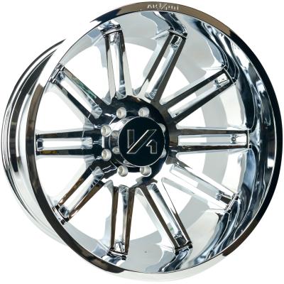 Churchill Off Road Wheels Chrome 24x14 6x5.5 -81 108mm Arkon Off Road