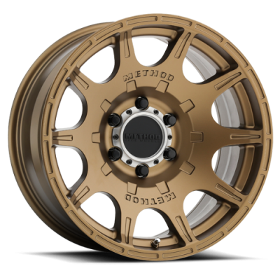 Aluminum Wheels 17x8.5 Roost MR308 Bolt Pattern 6 On 139.7 Offset 0 Method Bronze BRZ Method