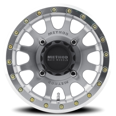 Aluminum Wheels 14x7 MR401 Beadlock UTV Bolt Pattern 4 On 156 Offset 13 Lip Size 1.97 Machined Raw Machined SL Method