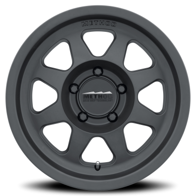 Aluminum Wheels 16x8 Bead Grip MR701 Bolt Pattern 5 On 120 Offset 0 Lip Size 1.42 Matte Black MB Method