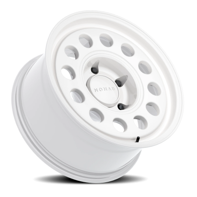 Aluminum Wheels 15x7 501SA Convoy Salt White 5 On 114.3 Bolt Pattern 83.82 Bore -10 Offset Nomad Wheels