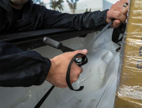 1.25 Inch x 12' Sliding Ratchet Tie Down 2 Pack Bullring