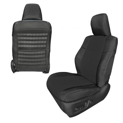 10-24 Toyota 4Runner Front Seat Covers Tactical Series Black/Black
