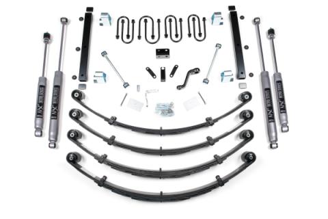 3.5 Inch Lift Kit Jeep Wrangler YJ 87-95 Light Duty Leaf Spring NX2 Nitro
