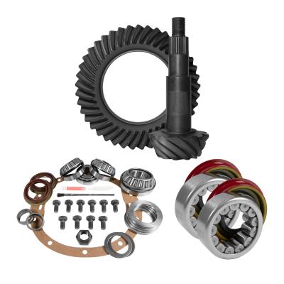 8.6 inch GM 4.56 Rear Ring and Pinion Install Kit Axle Bearings and Seal Yukon Gear &amp; Axle
