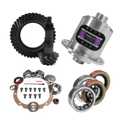 8.8 inch Ford 4.11 Rear Ring and Pinion Install Kit 31 Spline Positraction 2.53 inch Axle Bearings Yukon Gear &amp; Axle