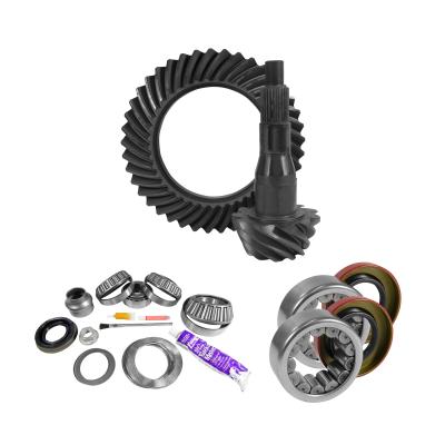 9.75 inch Ford 3.73 Rear Ring and Pinion Install Kit Axle Bearings and Seal Yukon Gear &amp; Axle