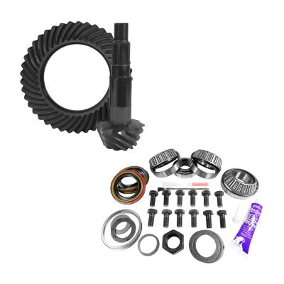 11.25 inch Dana 80 3.73 Rear Ring and Pinion Install Kit 4.375 inch OD Head Bearing Yukon Gear &amp; Axle