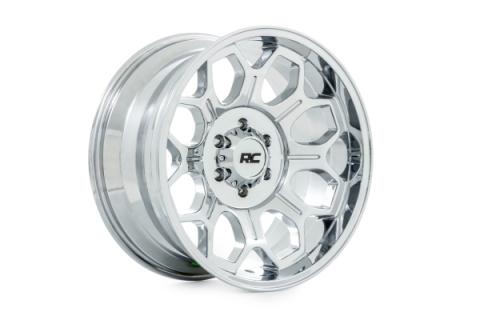 77 Series Wheel One-Piece Chrome 22x12 6x135 -44mm Rough Country