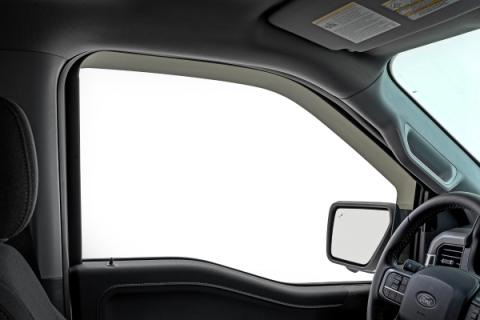 Side Window Deflectors In Channel Rain Guard Ford F-150/Lightning/F-250/F-350/Raptor (15-26) Rough Country