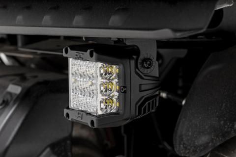 LED Light Under Bed Mount 3 Inch Chrome Pair Wide Angle Polaris XPEDITION ADV 5 Rough Country