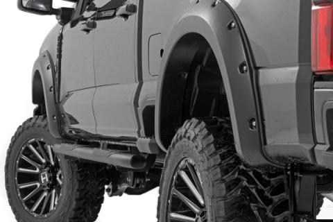 Pocket Fender Flares D1 Stone Gray Ford F-250/F-350 Super Duty (23-26) Rough Country