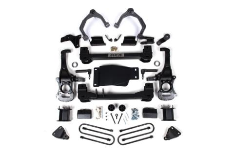 4 Inch Lift Kit for 25-Up Silverado/Sierra 1500 Denali High Country 4WD w/ ARC, 3 Inch Rear Block Spacer Front Rear Shock Spacer Zone Offroad