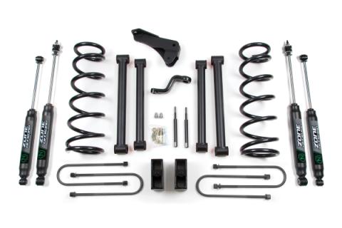 09 Dodge RAM 2500/3500 With 4-1/8 Axle Lift Kit With Nitro Shocks Zone Offroad