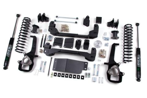 12 Dodge RAM 1500 6 Inch Front 5 Inch Rear Lift Kit Fox Adventure Shocks Zone Offroad