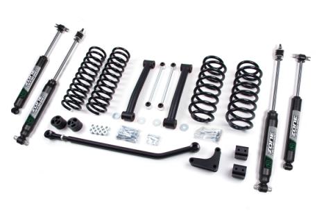 99-04 Jeep Grand Cherokee WJ 4 Inch Coil Spring Lift Kit With Nitro Shocks Zone Offroad