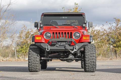 Jeep Full Width Front LED Winch Bumper 87-06 Wrangler YJ/TJ Rough Country