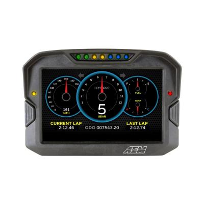 CD-7 Carbon Non-Logging/ Non-GPS Display 7-inch diagonal screen, carbon fiber enclosure, wiring harness included AEM Electronics